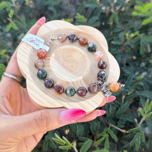 Lucky Lodolite / Phantom Quartz Bracelet