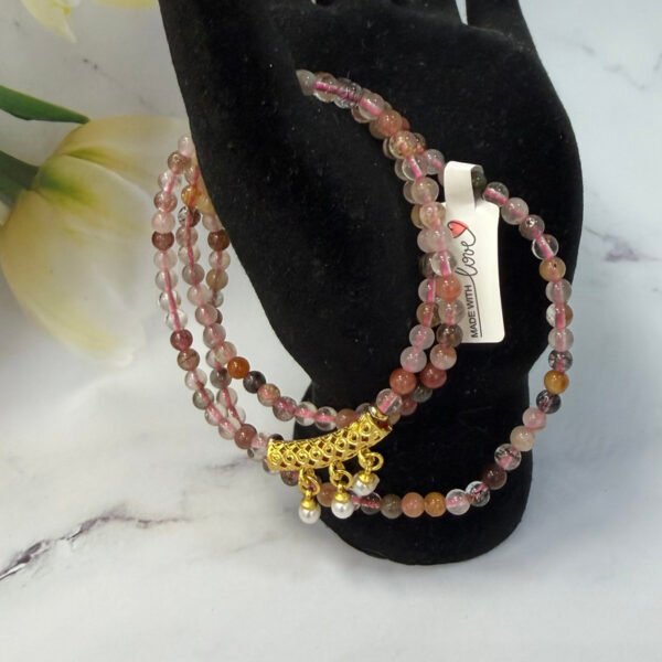 VIP Natural Super Seven and Quartz Wrap Bracelet