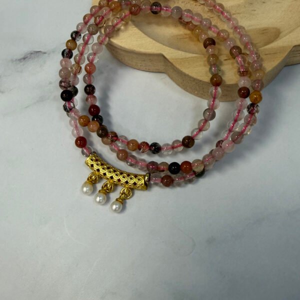 Alternative view of VIP Natural Super Seven and Quartz Wrap Bracelet