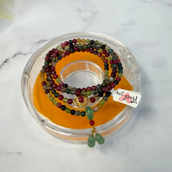 Natural Tourmaline Wrap Bracelet