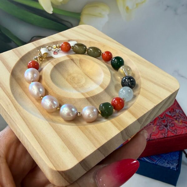 Alternative view of Seven Treasures Pearl Bracelet