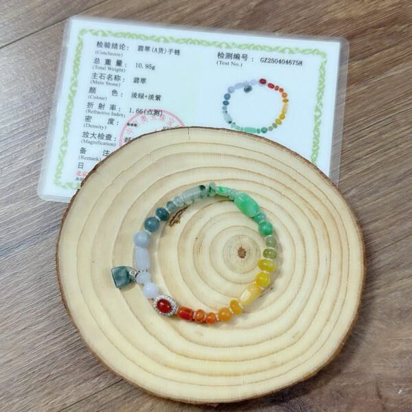 Pure Myanmar Rainbow Feicui Jade