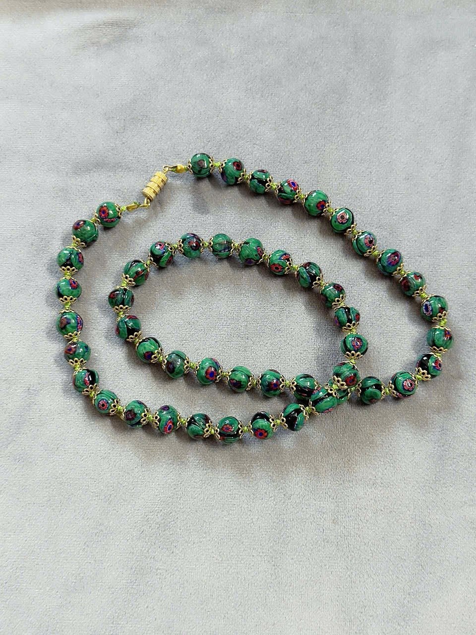 Japanese Ceramic Necklace from Japan