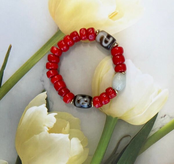Wealth God Dzi Bracelet