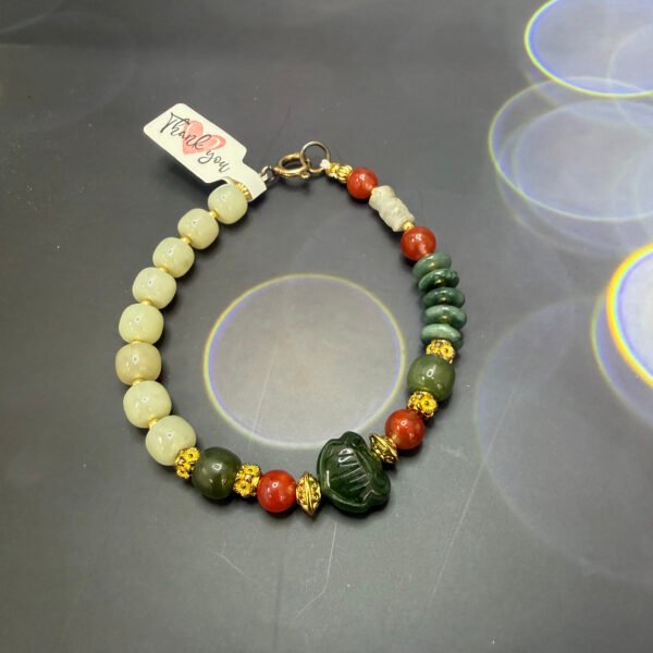Alternative view of Haitian Jade with Lucky Charm