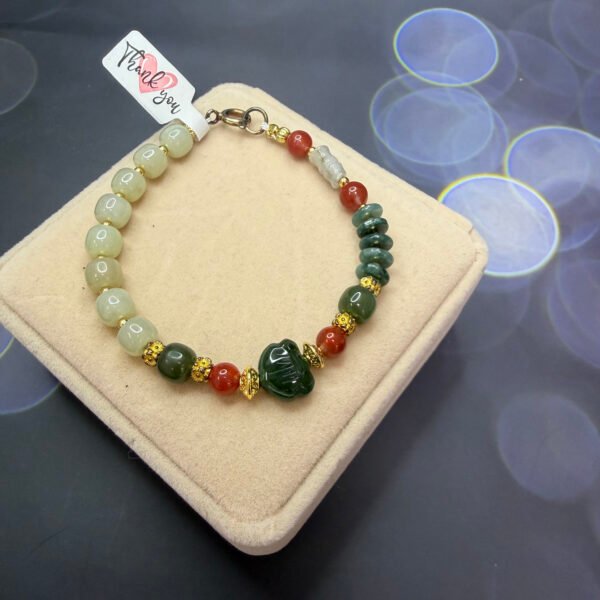 Haitian Jade with Lucky Charm
