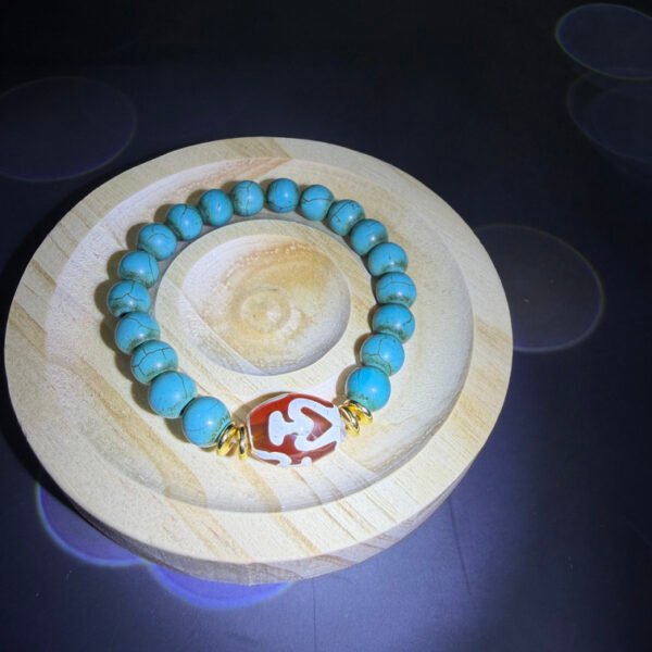 Alternative view of Treasure Vase Dzi Bead