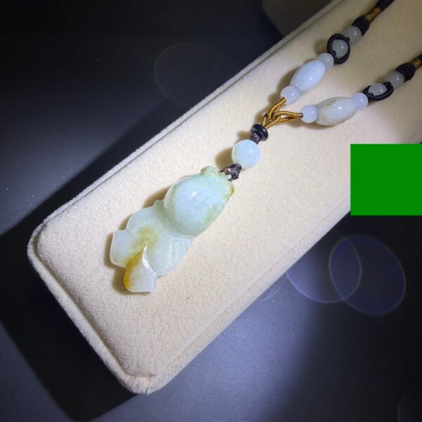 Alternative view of Koi Jade Pendant