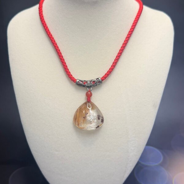 Golden Rutilated Dragon Pendant