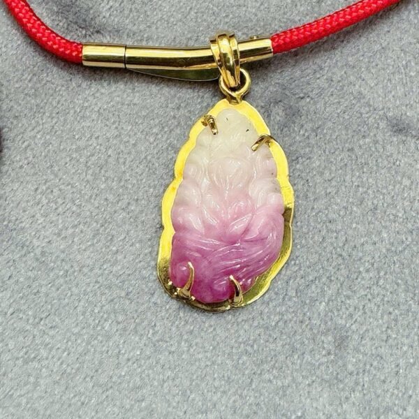Nine Tailed Ruby Fox Pendant