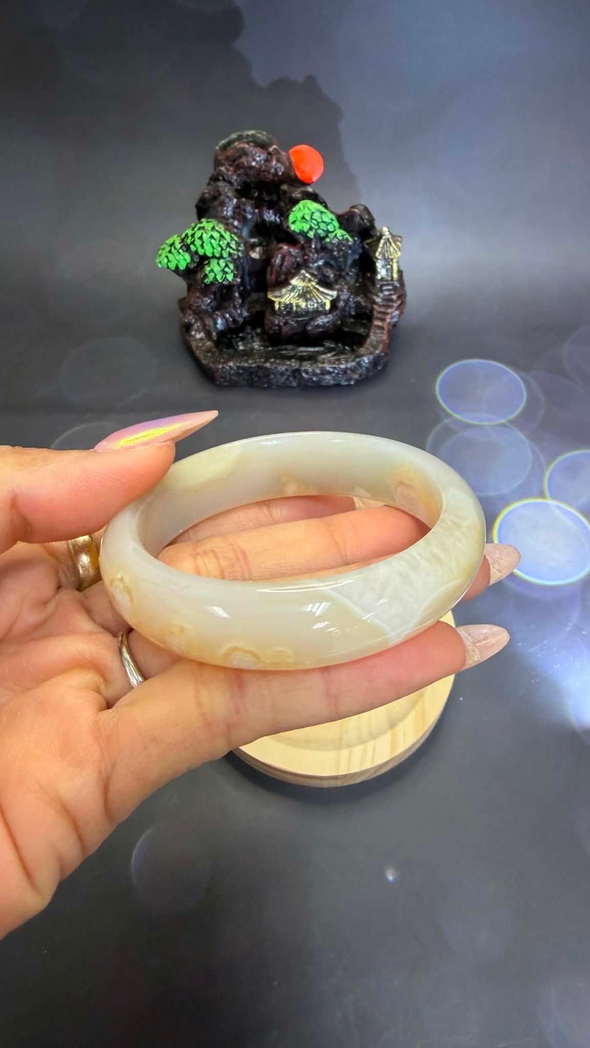 Chalcedony Bangle - Image 2