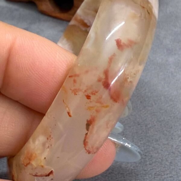 Alternative view of Cherry Blossom Chalcedony Bangle