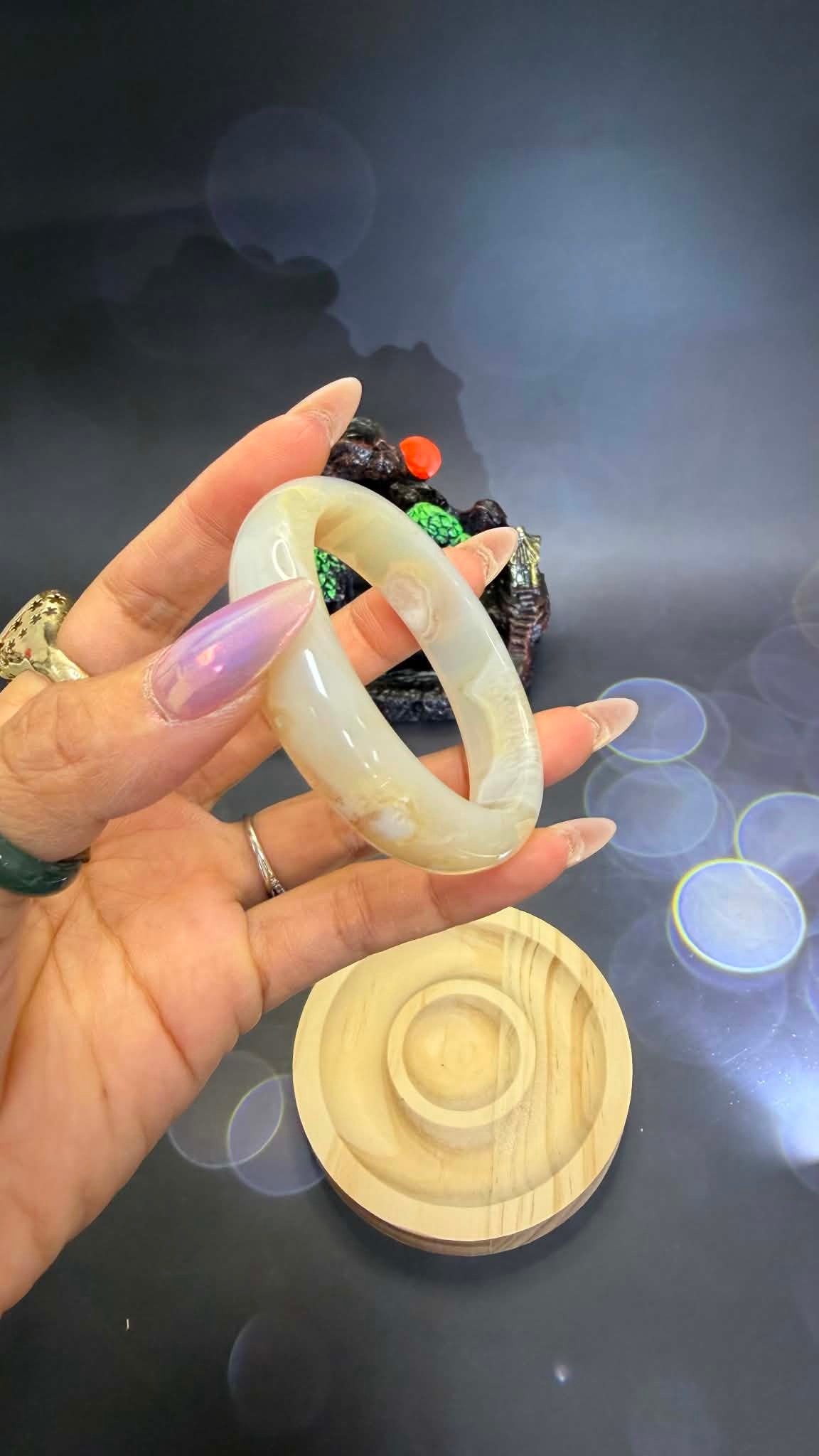 Chalcedony Bangle - Image 3
